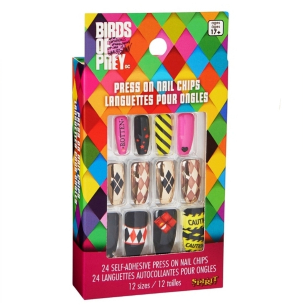 ♦️ Harley Quinn Birds of Prey Press-On Nails